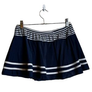 Navy Blue and White Swim Skirt size XXL